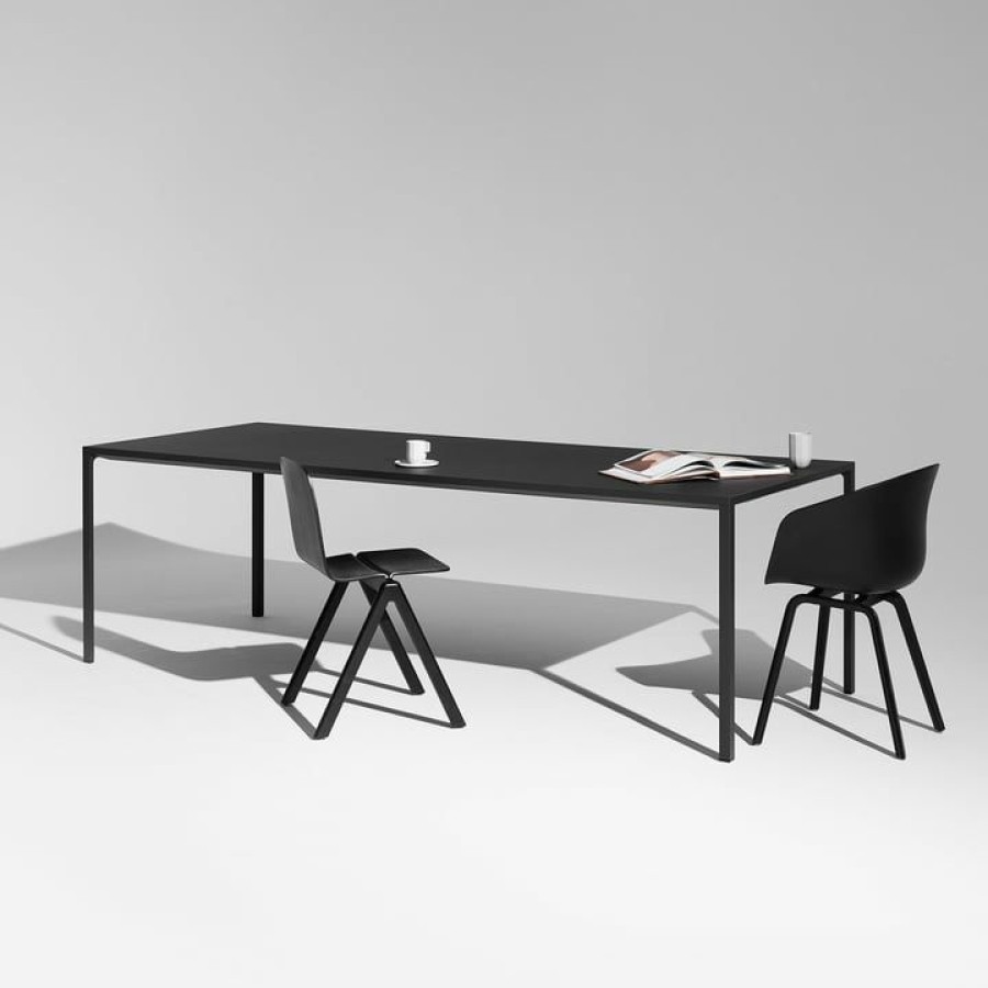 Furniture * | Hay New Order Table 200 X 100 Cm, Charcoal / Dark Grey Wholesale