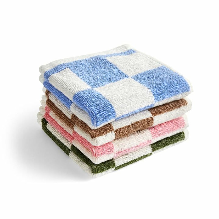 Home Accessories * | Hay Check Washcloth Online Discount