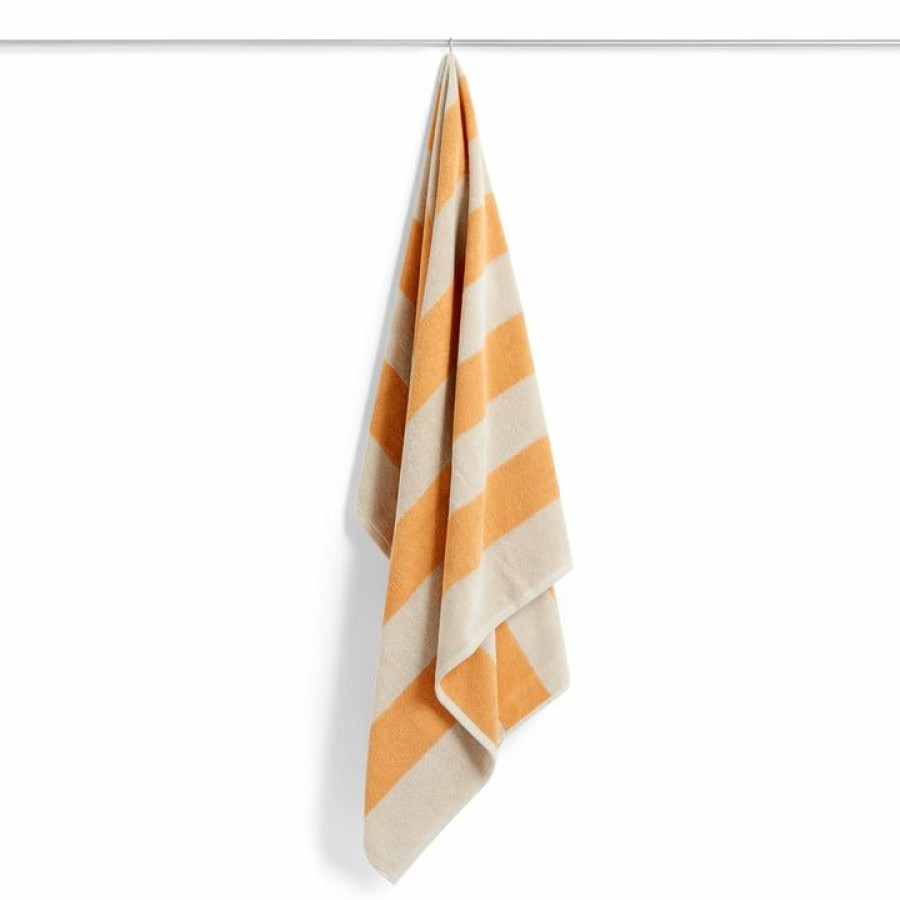 Home Accessories * | Hay Frotte Stripe Bath Sheet Sale Online