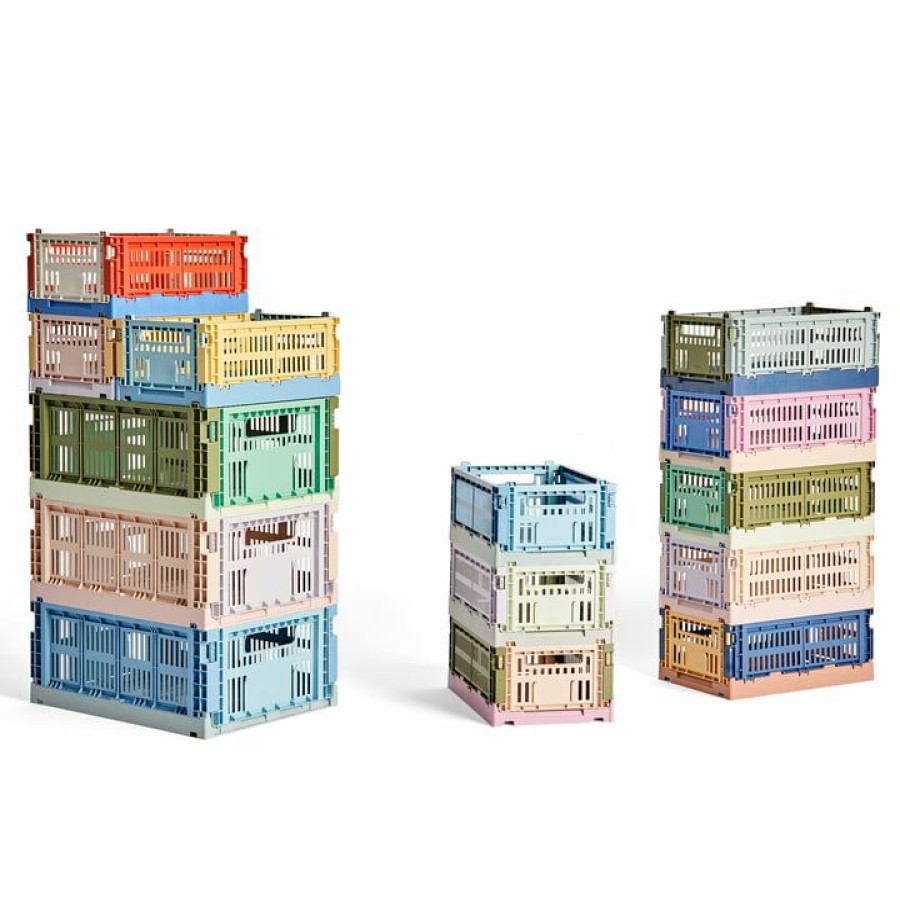 Home Accessories * | Hay Colour Crate Basket Recycled Flash Sale