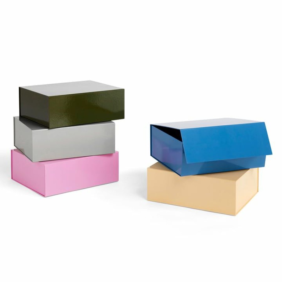 Home Accessories * | Hay Colour Storage Box Magnetic New