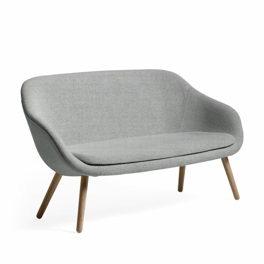 Furniture * | Hay About A Lounge Sofa For Comwell, Soaped Oak / Remix 123 (Light Gray) Typical Style