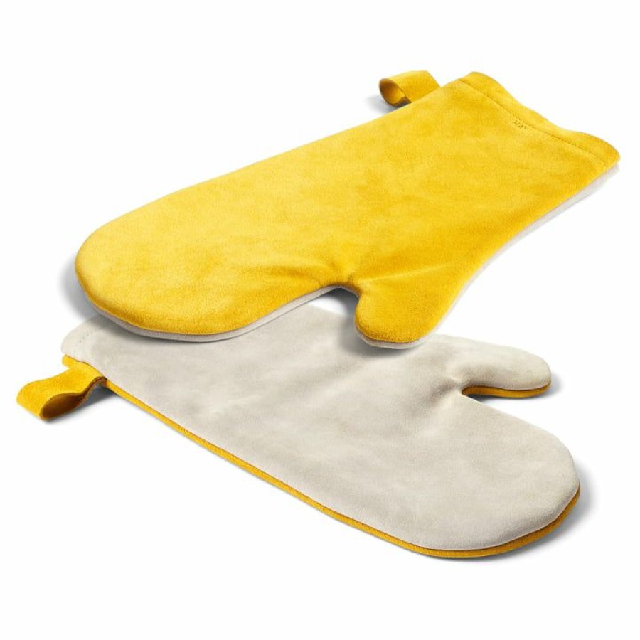 Kitchenware * | Hay Suede Oven Glove, Yellow Sale Online